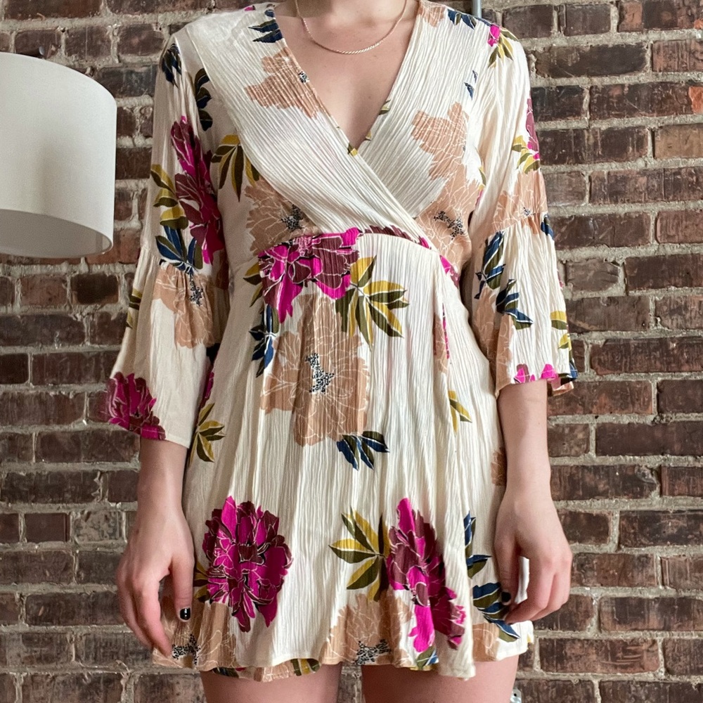 floral billabong dress